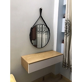 Mua Bàn phấn trang điểm treo tường thông minh siêu bền đẹp gỗ MDF cao cấp phong cách Hàn Quốc đầy đủ phụ kiện