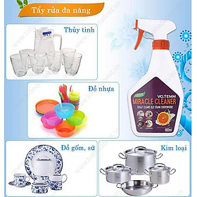 Chai vệ sinh túi xách, giày, đồ da cao cấp Votemm Miracle Cleaner Hàn Quốc (600ml) làm mới đồ da, vệ sinh hiệu quả