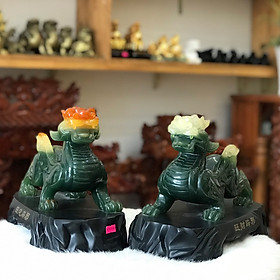 Cặp Tỳ Hưu Phong Thuỷ Xanh