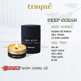 Nến thơm tinh dầu Aurae - dòng Signature - SX tại VN - DEEP OCEAN