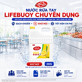 Nước Rửa Tay Lifebuoy Khử Mùi Hải Sản Chuyên Dụng Cho Quán Ăn, Nhà Hàng, Bếp Ăn 2KG / 4KG