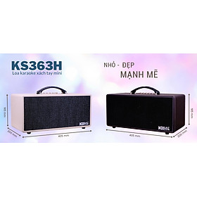 Mua Dàn karaoke di động xách tay ACNOS KS363H