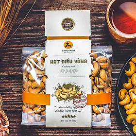 Hạt điều vàng Langfarm, 750g, bịch, mẫu mawashi