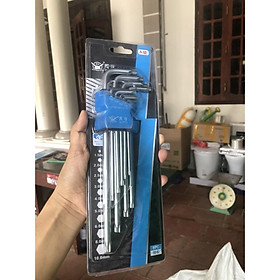 Mua Bộ lục giác đầu bi  đầu hoa thị đa năng 9 món / bộ lục lăng / bo luc giac / bộ lục giác xịn / bộ lục giác-Giadung24h