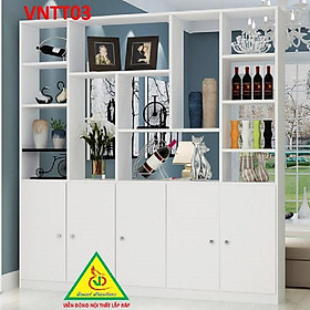 Mua TỦ KỆ TRANG TRÍ KIÊM VÁCH NGĂN VNTT03 - Nội thất lắp ráp Viendong Adv