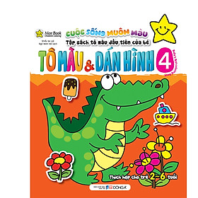 Cuộc sống muôn màu - tô màu & dán hình
