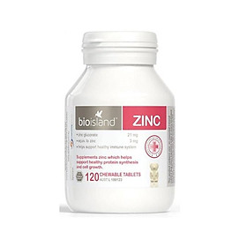 Viên uống bổ sung kẽm Bio Island Zinc (120 viên)