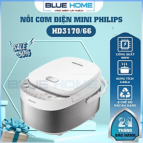 Mua Nồi Cơm Điện Tử Mini Philips HD3170/66  0.85Lit - 600w  Hàng Chính Hãng