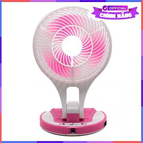 Mua Quạt Sạc 5580 Vouller Siêu Mát Có Đèn Led ( Giao Hàng Màu Ngẫu Nhiên) - Hàng Chính Hãng