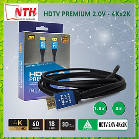 HDMI 3m Dây Tròn Trơn Cao Cấp