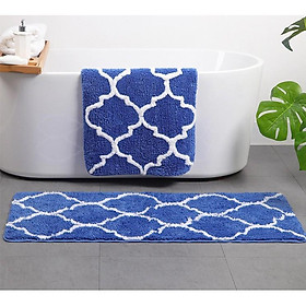 Mua Thảm Lau Chân Trang Trí 45x120cm Hoa Văn Vương Miệng PA9646