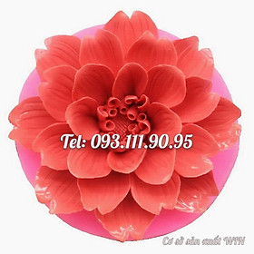 Mua Khuôn silicon làm rau câu hoa cúc 3 tầng đại đóa loại 11 cm - Mã số 1384