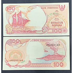 Mua Tiền Indonesia phong thủy 100 Rupiah thuận buồm xuôi gió   tiền Đông Nam Á   Mới 100% UNC