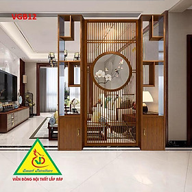 Mua VÁCH NGĂN PHÒNG KHÁCH   NHÀ BẾP ( 1 VÁCH 2 KỆ) VGB12 - Nội thất lắp ráp Viendong Adv