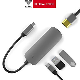 Mua Bộ HUB TEEMO PC Chia 4 Cổng USB Type C To HDMI PD Dùng Cho Laptop Surface Macbook IPad Điện Thoại BH4H-PD Hàng Chính Hãng