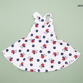 Váy bé gái màu trắng họa tiết Mickey