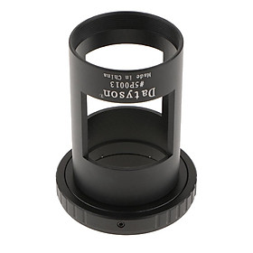 T Ring Camera Adapter for Olympus DSLR SLR Photography Sleeve M42 Thread Aluminum for Landscape Lens Spotting Scope (Black)