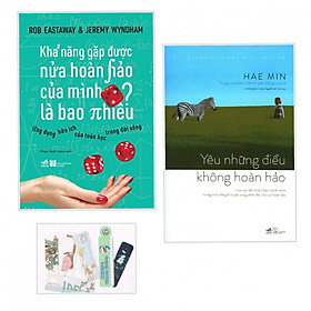 Download sách Combo Yêu Những Điều Không Hoàn Hảo + Khả Năng Gặp Được Nửa Hoàn Hảo Của Mình Là Bao Nhiêu? - (Tặng Kèm Bookmark Yêu Thương)