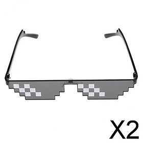 2xNovelty Party Sunglasses Funny Eye Glasses Costumes Photo Props Brimless