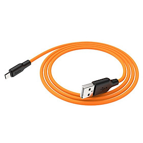 Mua Cáp Sạc nhanh 2.4A Hoco X21 Plus Micro 2M mềm dẻo chống cháy - Giao Màu Ngẫu Nhiên - Hàng Nhập Khẩu