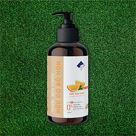 Nước rửa chén hữu cơ Bồ hòn Ecocare - 100% thực vật, không hóa chất, tinh dầu khử mùi, chăm sóc da tay, tiết kiệm nước 30% - Chai 500ml