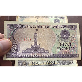 Mua 01 tờ tiền mệnh giá 2 đồng Việt Nam xưa  tặng kèm bao nilong bảo quản