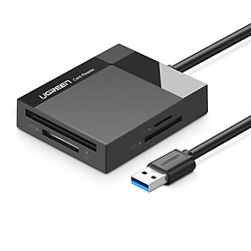 Mua Đầu đọc thẻ USB 3.0 hỗ trợ thẻ TF/SD/CF/MS dài 0.5m UGREEN 30229 - Hàng Chính Hãng