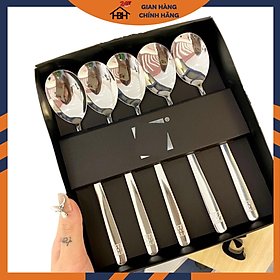 Mua SÉT 5 THÌA INOX 304 CỰC KỲ CAO CẤP HBH