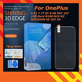 Kính cường lực cho OnePlus 6 6T 7 7T 8T 9 9R 9RT 10T 10R Nord N100 N10 N2 N20 N300 SE CE2 5G trong suốt Mietubl 9H