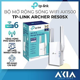 Bộ Mở Rộng Sóng Wifi TP-Link Archer RE505X Chuẩn AX1500 - HÀNG CHÍNH HÃNG