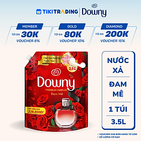Túi Nước Xả Vải DOWNY Tinh Dầu Thiên Nhiên 3.5L
