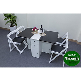 Mua ( 100%)BÀN ĂN THÔNG MINH GẤP GỌN ĐỦ MÃU MÃ ( CHƯA BAO GỒM GHẾ )