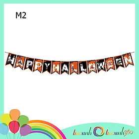 Banner trang trí chữ Happy Halloween
