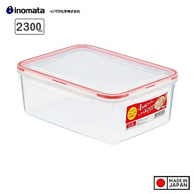 Mua Hộp nhựa trong đựng thực phẩm chữ nhật 2 3 lít - Hàng nội địa Nhật Bản