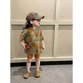 ĐỒ BỘ CHO BÉ GÁI GỒM ÁO VÀ QUẦN LEGGING BÉ MẶC ĐI HỌC ĐI CHƠI ĐỀU PHÙ HỢP SIZE TỪ 9-27KG