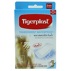 Băng dán cá nhân Tigerplast Waterproof Plaster, trong suốt