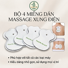 Combo 4 Miếng Dán Dùng Cho Máy Massage Xung Điện PEAFLO