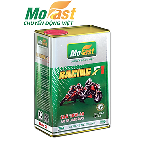 DẦU ĐỘNG CƠ XE MÁY TỔNG HỢP MOFAST RACING F1 SAE 10W40, API SP VÀ JASO MA2