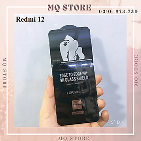Mua Kính cường lực cho Xiaomi Redmi 12 KingKong full màn hình cao cấp( hàng chính hãng)