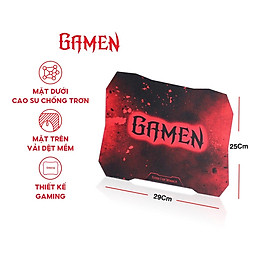 Mua Tấm lót chuột Gamen GP-X bàn di chuột kiểu dáng gaming kích thước 29 x 25 cm - Hàng Chính Hãng