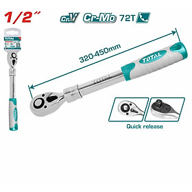 Mua CẦN VẶN TỰ ĐỘNG 1/2 KÉO DÀI DÀI 320- 450MM TOTAL THT106128L - HÀNG CHÍNH HÃNG