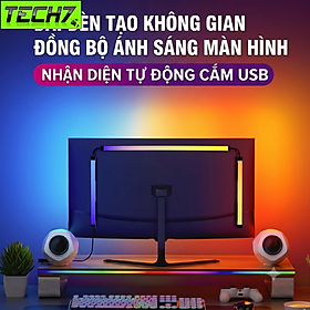 Đèn Led RGB SyncLight cho máy tính Hiệu Ứng Ánh Sáng Đồng Bộ Theo Màn Hình Cực Đẹp điều khiển qua app máy tính - HÀNG NHẬP KHẨU