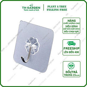 Mua Móc Dán Treo Tường Trong Suốt TH Garden - PHIÊN BẢN GẤP ĐÔI CHẤT DÍNH - Siêu Dính Siêu Chịu Lực - Móc Đồ Dán Tường Cao Cấp