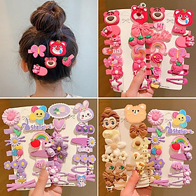 Mua Set 14 Kẹp Tóc Dễ Thương Cho Bé Gái Siêu Xinh
