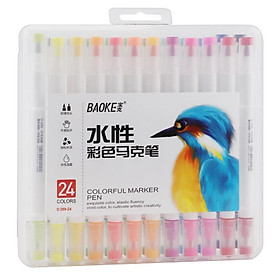 Bút Màu nước Marker Mỗi Bộ 12 18 24 36 Màu D289 BAOKE