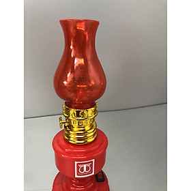Đèn thờ mẫu đốt dầu, dùng bằng pin