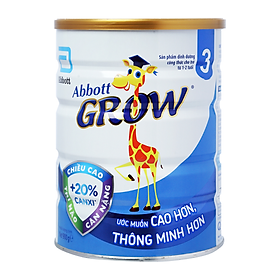 Sữa Bột Abbott Grow 3 Dành Cho Trẻ Từ 1-2 Tuổi 900G