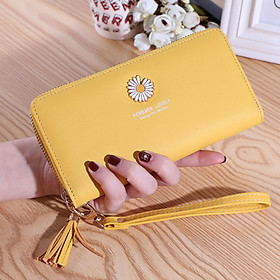 Ví nữ bảng dài thời trang hoa Daisy đáng yêu hàn quốc L5