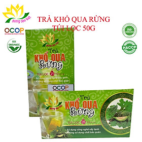 Trà Khổ Qua Rừng Túi Lọc (Sấy Lạnh) Hương Sen Việt (25 Túi x 2g)