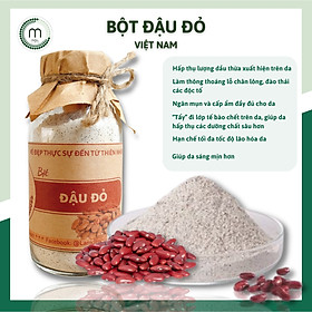 Bột Đậu Đỏ đắp mặt nạ nguyên chất từ thiên nhiên 100ml handmade